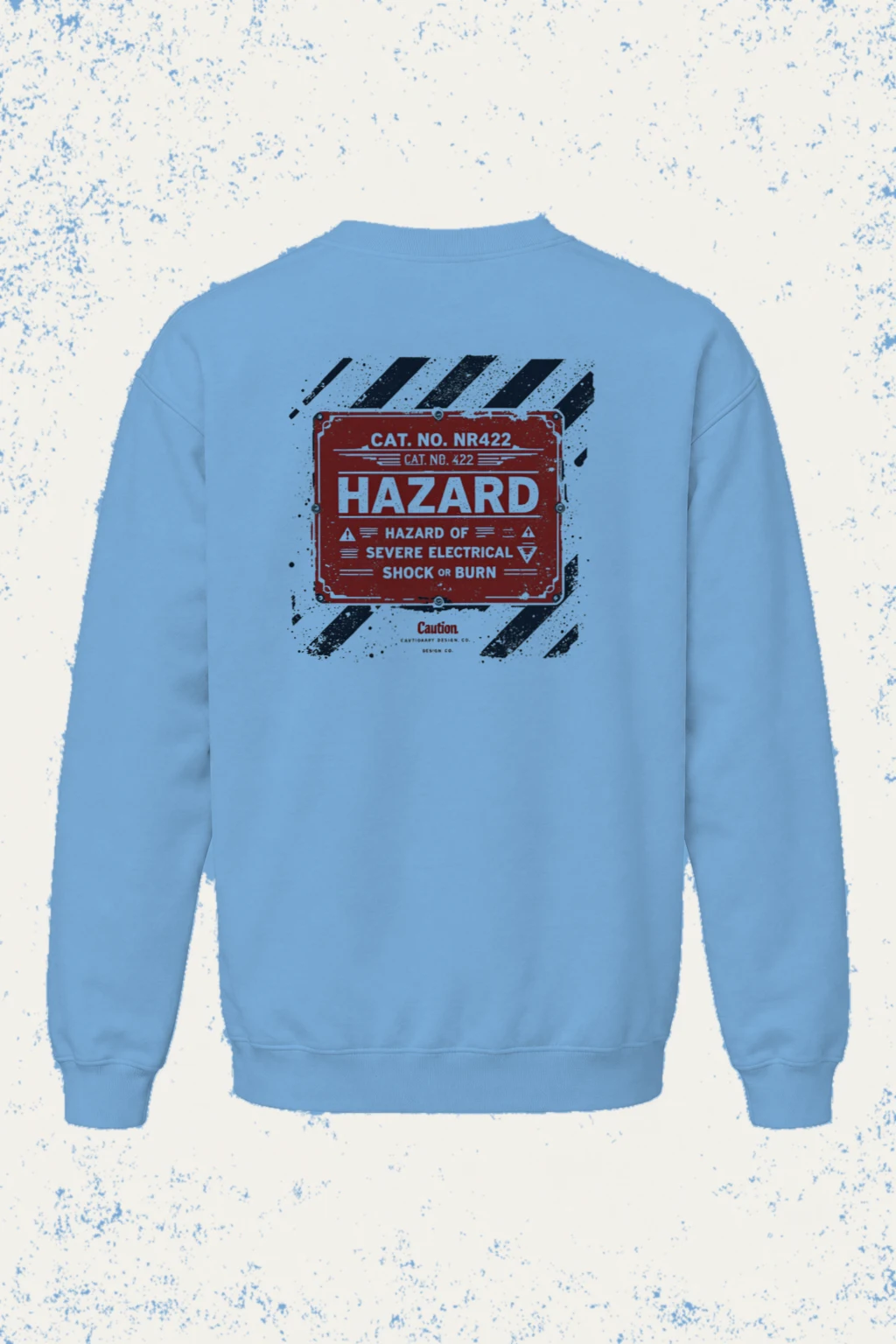 "Hazard Signal" Heavy Blend Unisex Crewneck Sweatshirt | Gildan 18000