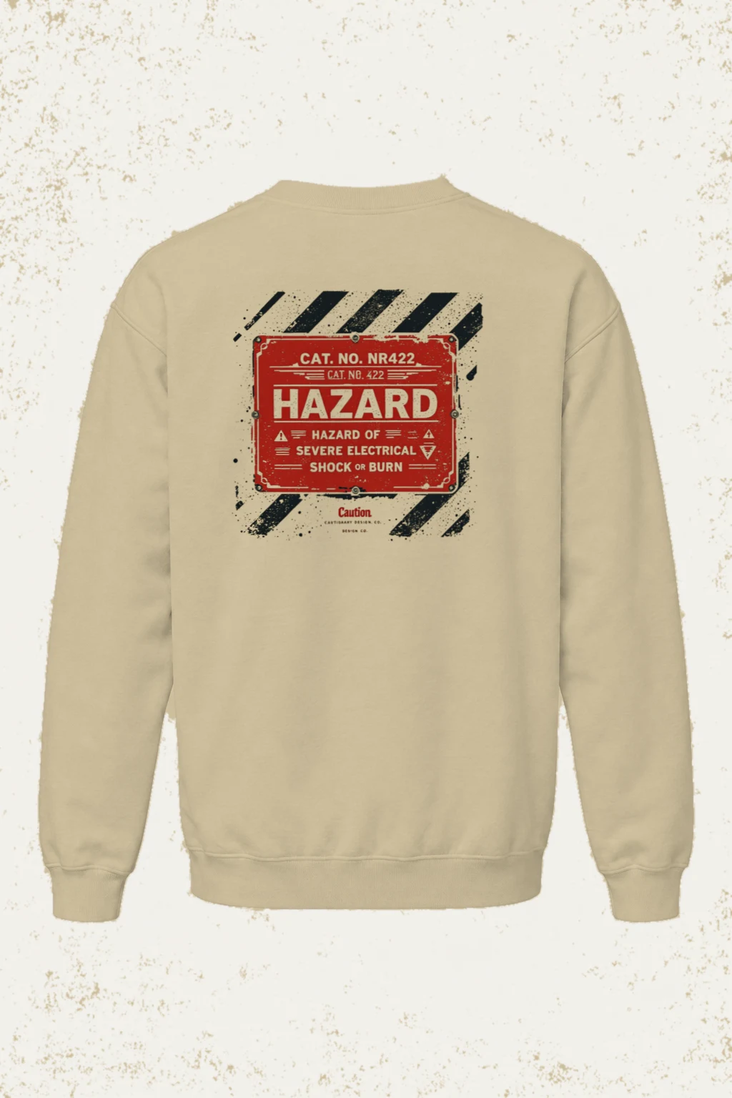 "Hazard Signal" Heavy Blend Unisex Crewneck Sweatshirt | Gildan 18000