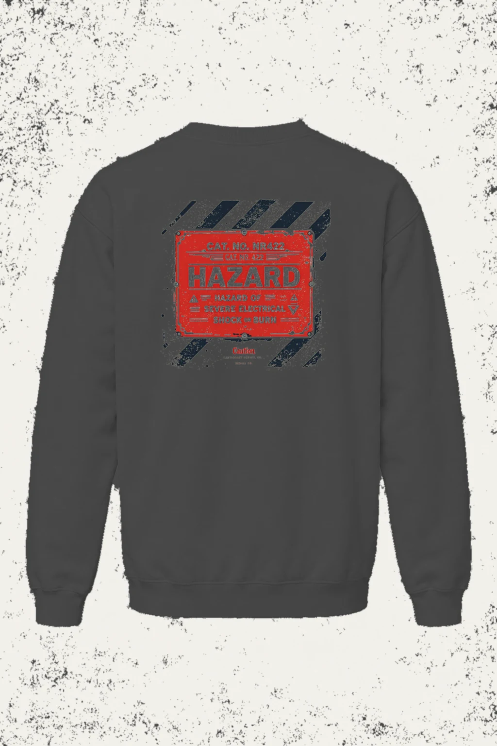 "Hazard Signal" Heavy Blend Unisex Crewneck Sweatshirt | Gildan 18000