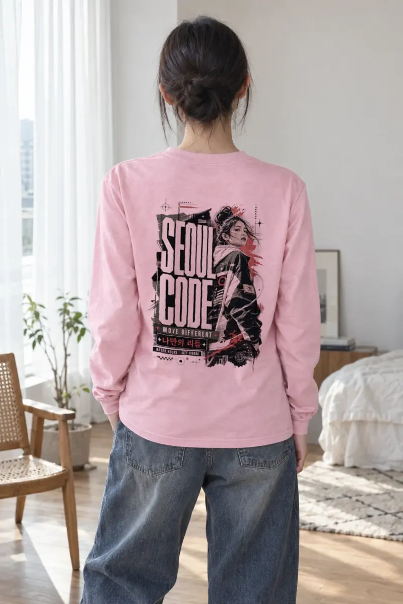 "Headphone Streetwear Woman" Unisex Longsleeve T-shirt