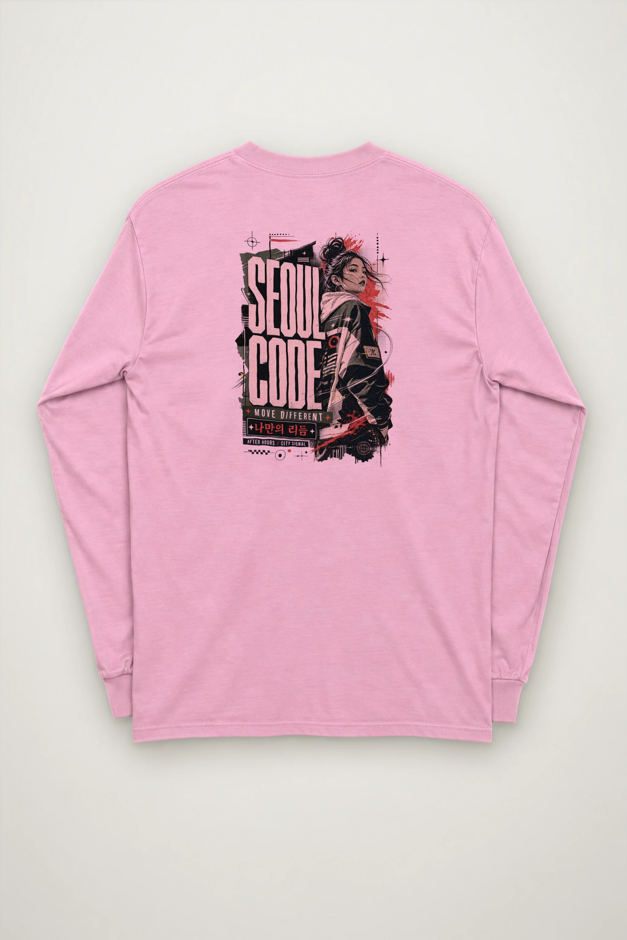 "Headphone Streetwear Woman" Unisex Longsleeve T-shirt