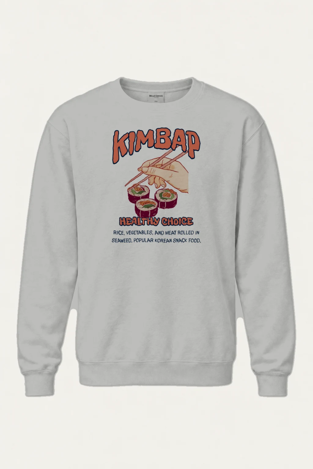 "Healthy Choice Kimbap" Heavy Blend Unisex Crewneck Sweatshirt | Gildan 18000