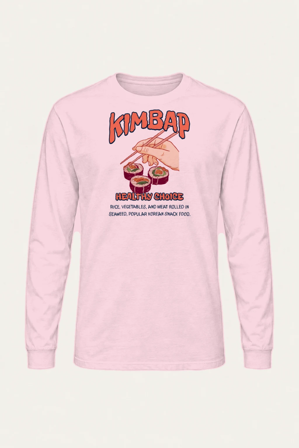 "Healthy Choice" Unisex Longsleeve T-shirt | Gildan 2400