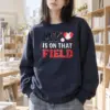 "Heart On The Field" Heavy Blend Unisex Crewneck Sweatshirt | Gildan 18000
