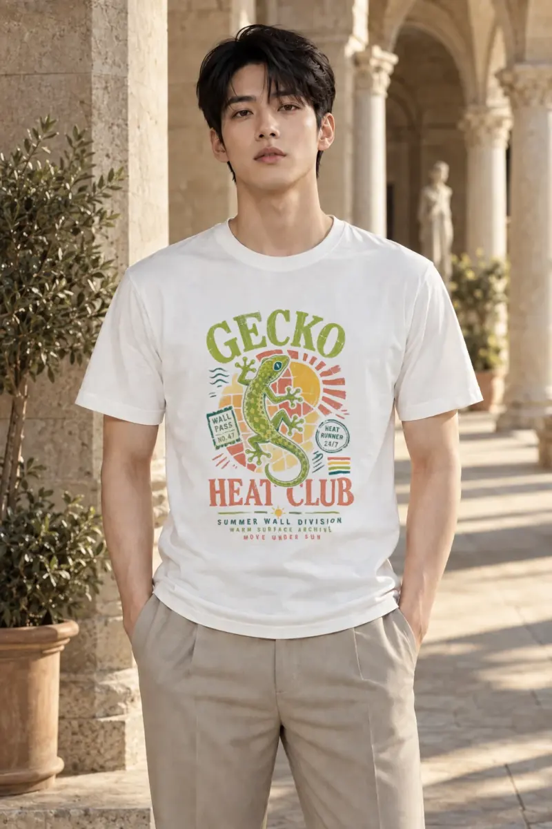 "Heat Runner" Heavyweight Unisex Crewneck T-shirt | Gildan 5000