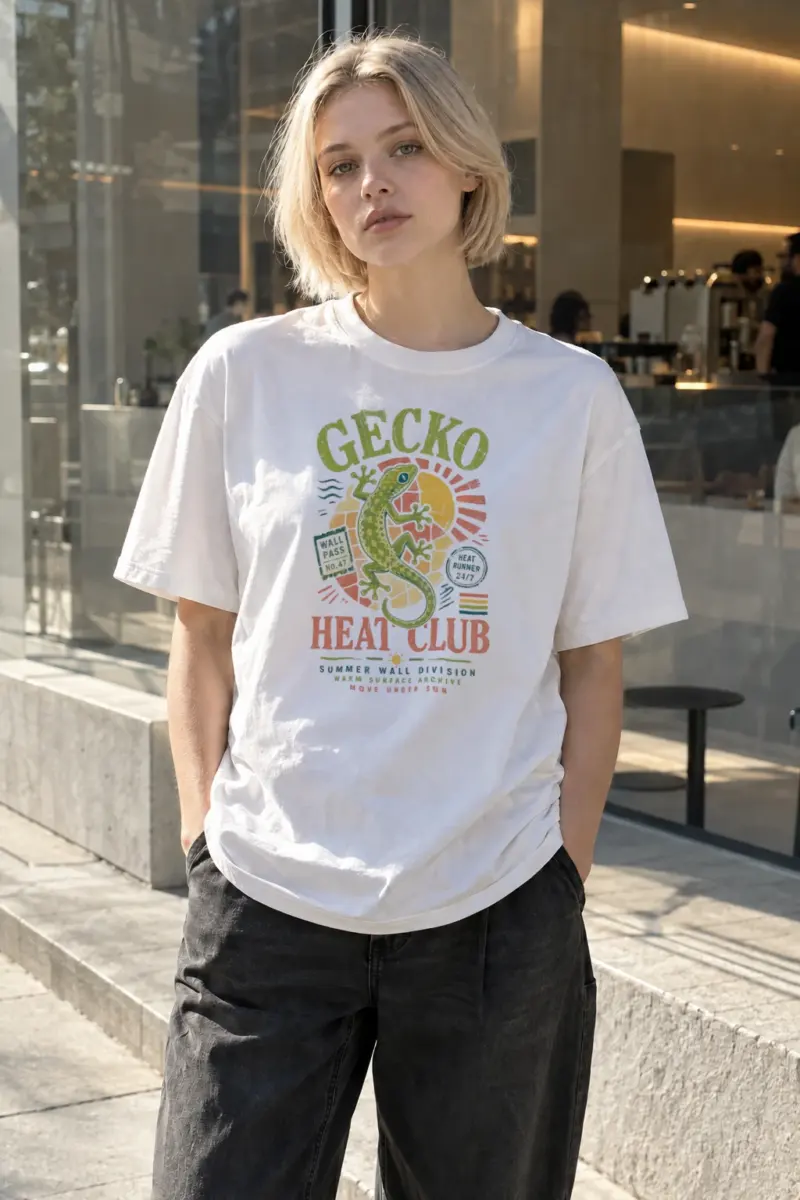 "Heat Runner" Heavyweight Unisex Crewneck T-shirt | Gildan 5000