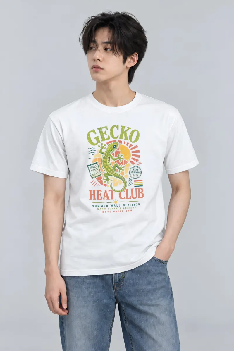 "Heat Runner" Heavyweight Unisex Crewneck T-shirt