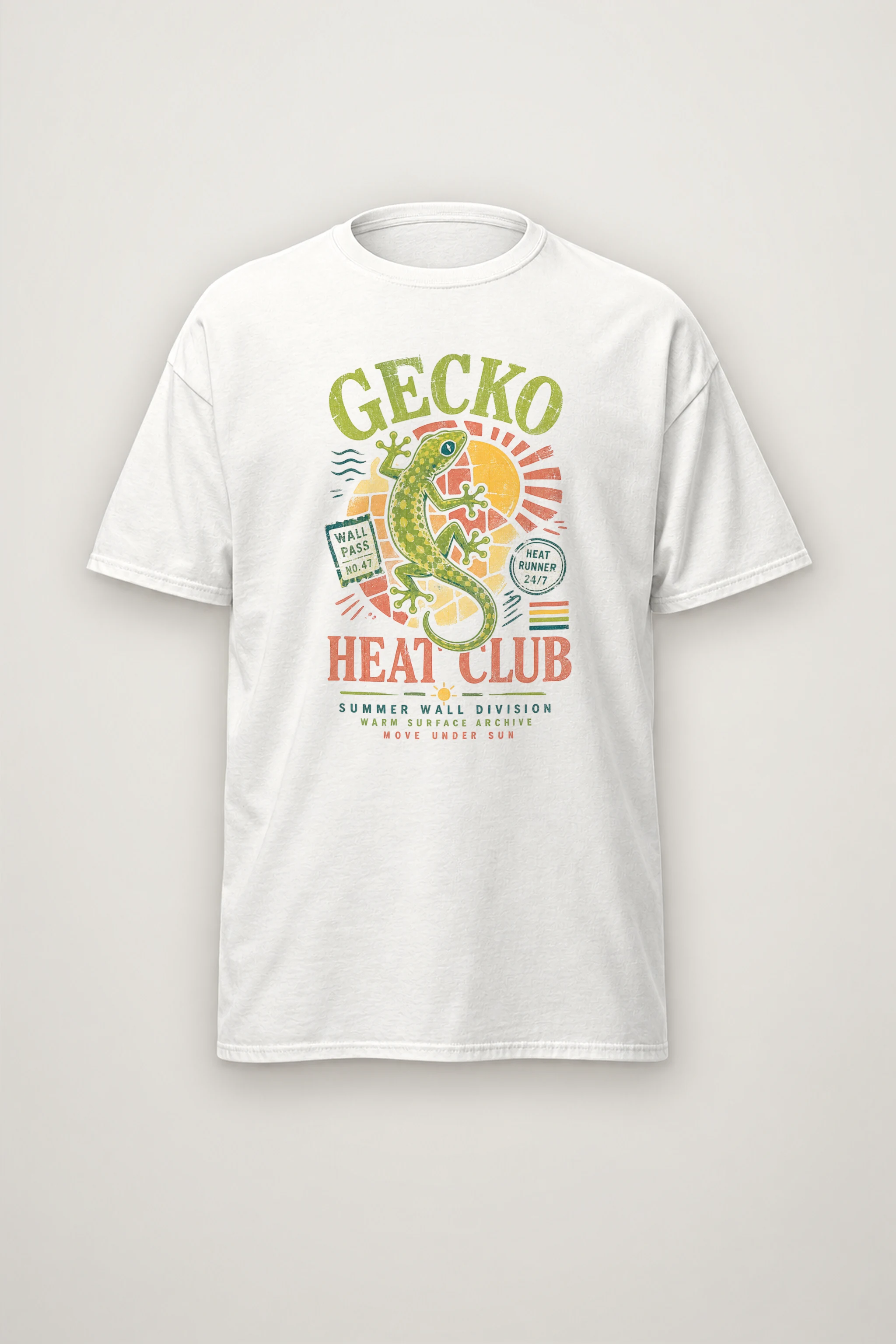 "Heat Runner" Heavyweight Unisex Crewneck T-shirt