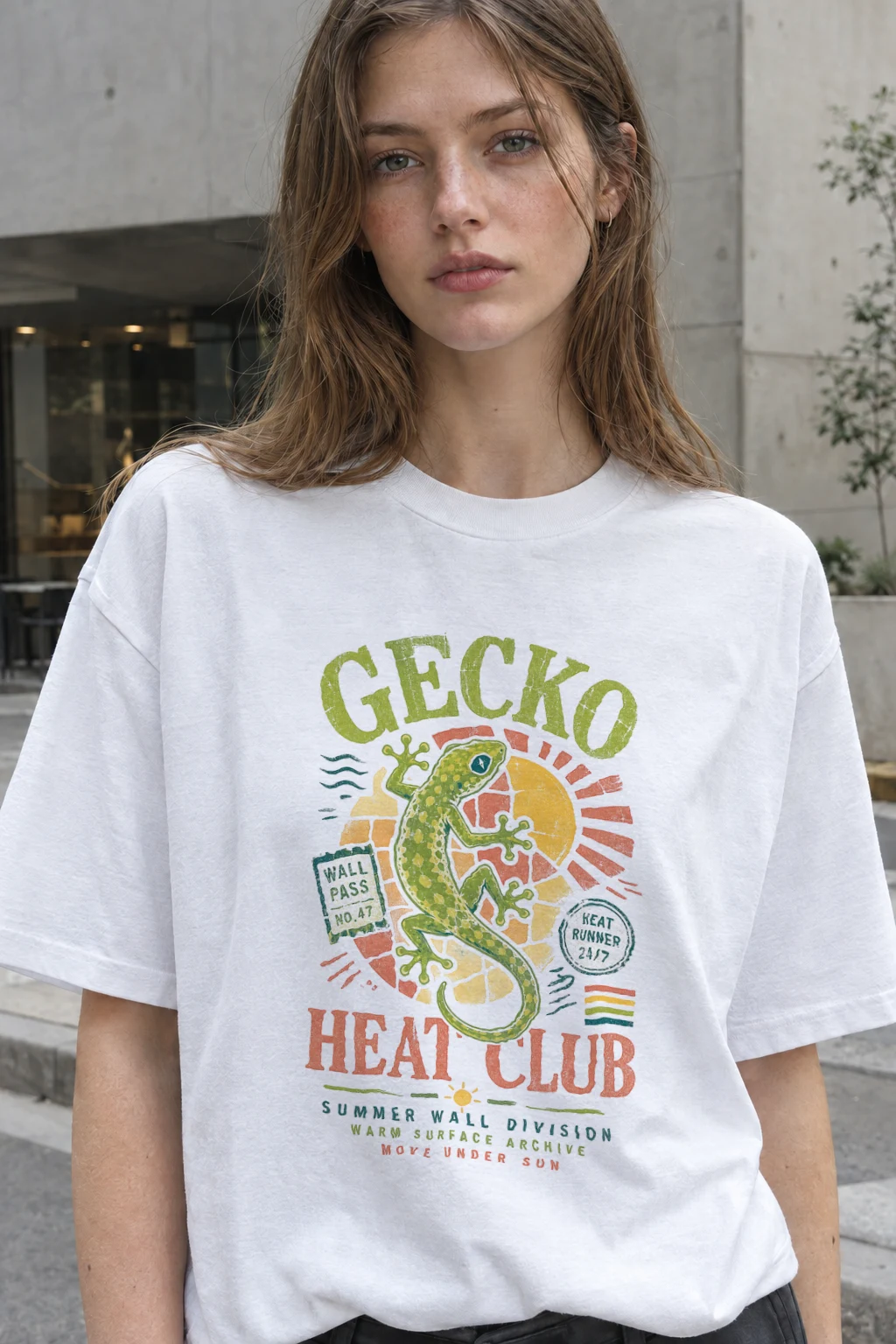 "Heat Runner" Heavyweight Unisex Crewneck T-shirt | Gildan 5000