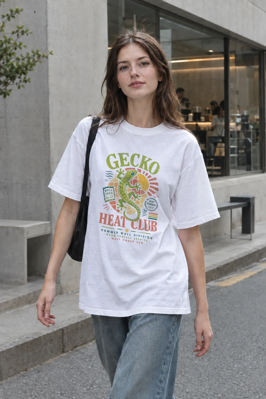 "Heat Runner" Heavyweight Unisex Crewneck T-shirt | Gildan 5000