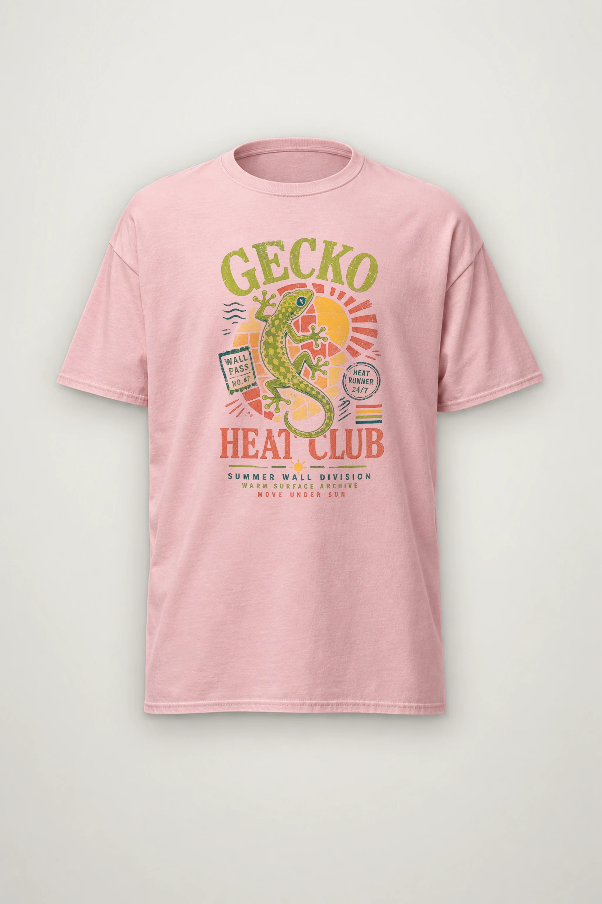 "Heat Runner" Heavyweight Unisex Crewneck T-shirt