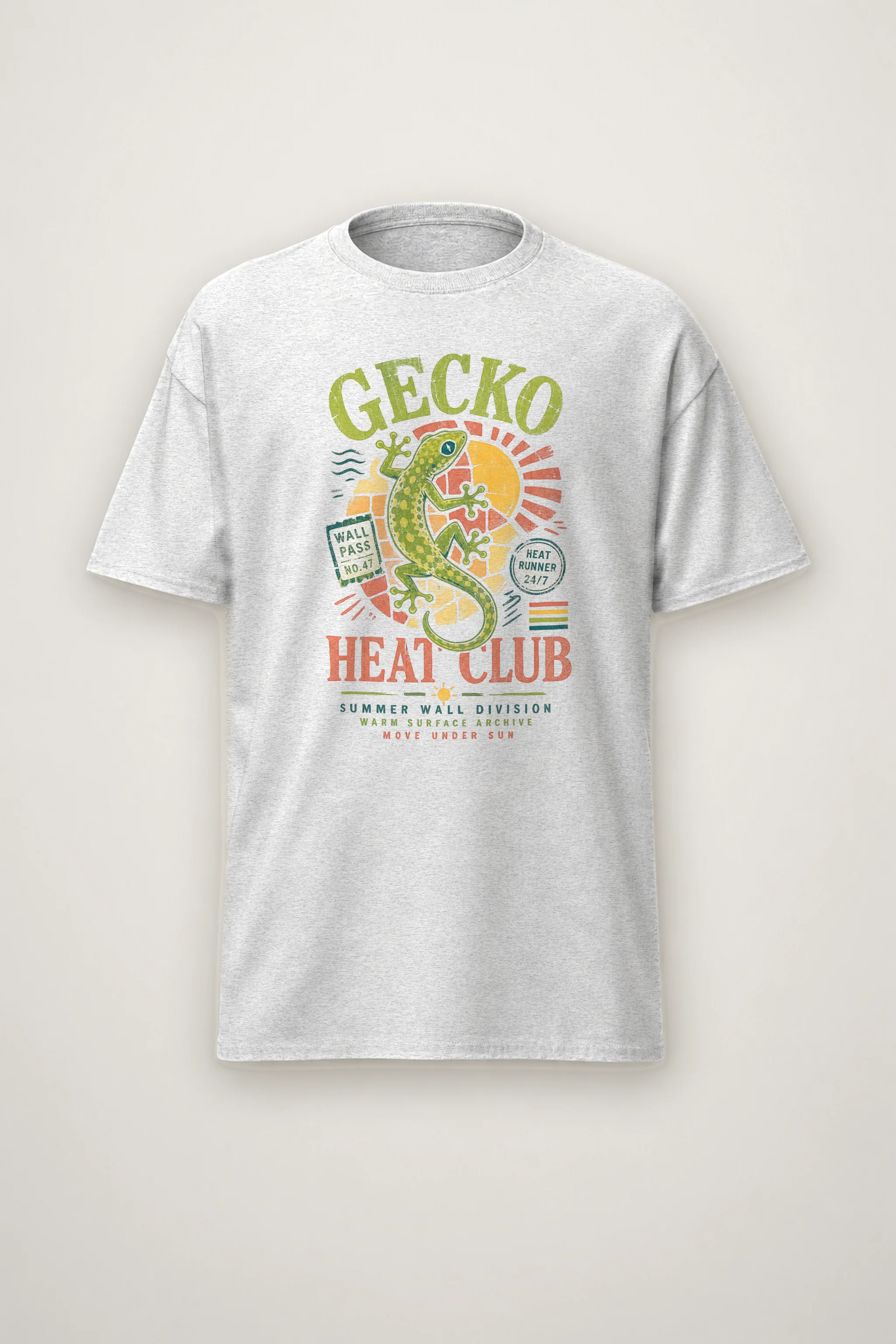 "Heat Runner" Heavyweight Unisex Crewneck T-shirt