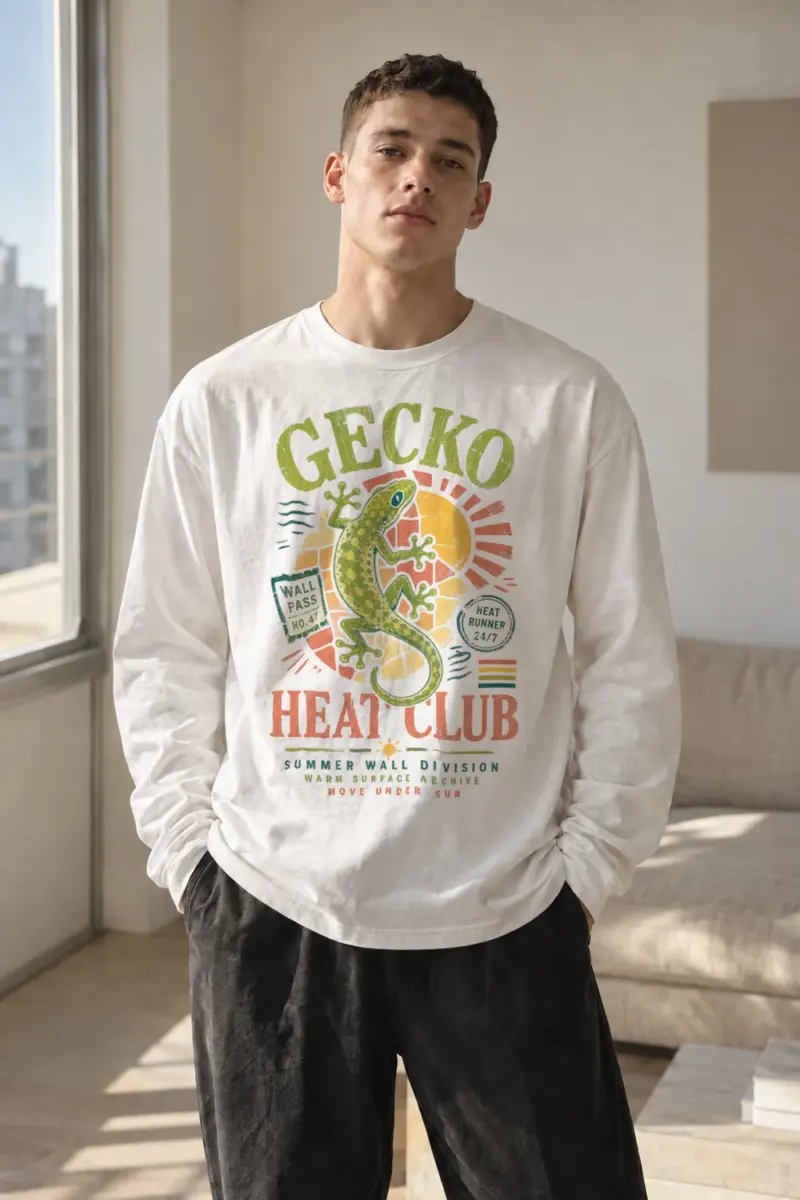“Heat Runner” Unisex Longsleeve T-shirt | Gildan 2400