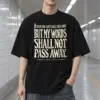 "Heaven and Earth Shall Pass Away" Men's Oversized Heavyweight Crewneck T-Shirt