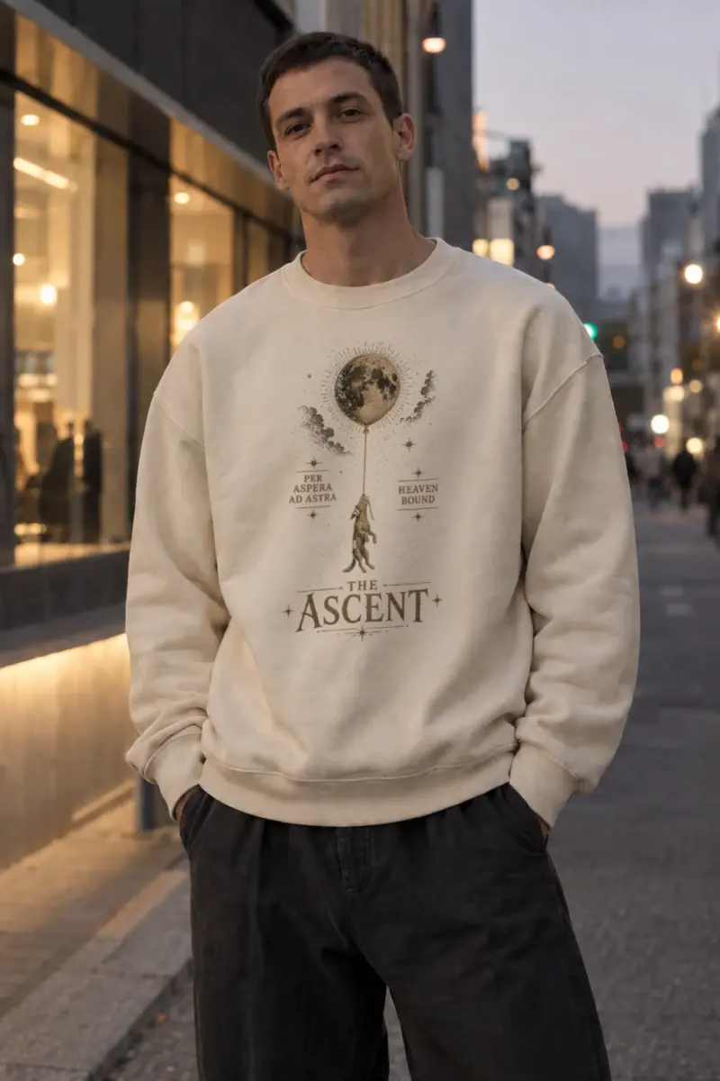 "Heaven Bound" Unisex Sponge Fleece Crewneck Sweatshirt | Bella + Canvas 3901