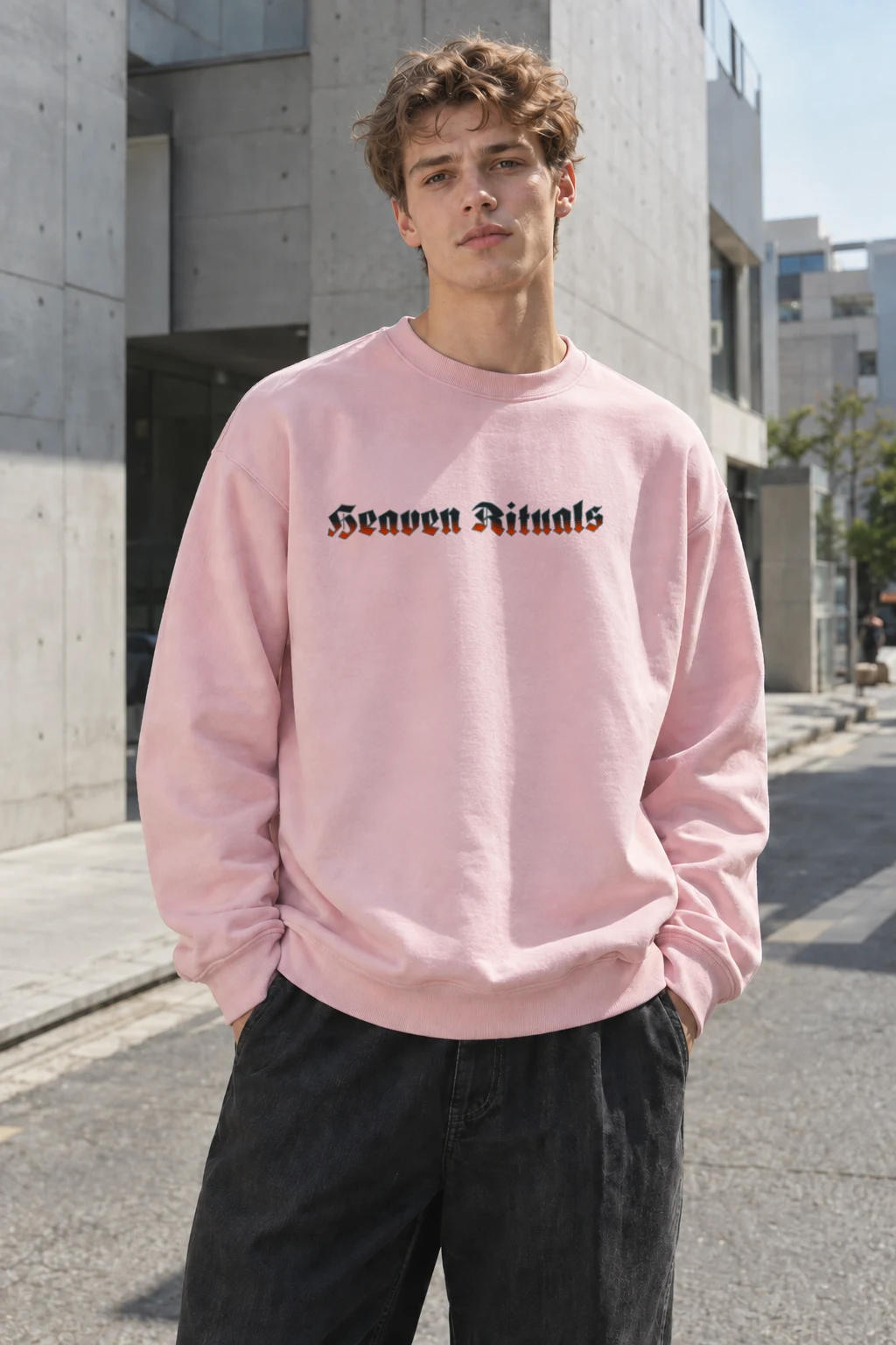 "Heaven Rituals" Heavy Blend Unisex Crewneck Sweatshirt | Gildan 18000