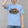 "Tiger Sun Wave Crew" Heavyweight Unisex Crewneck T-shirt