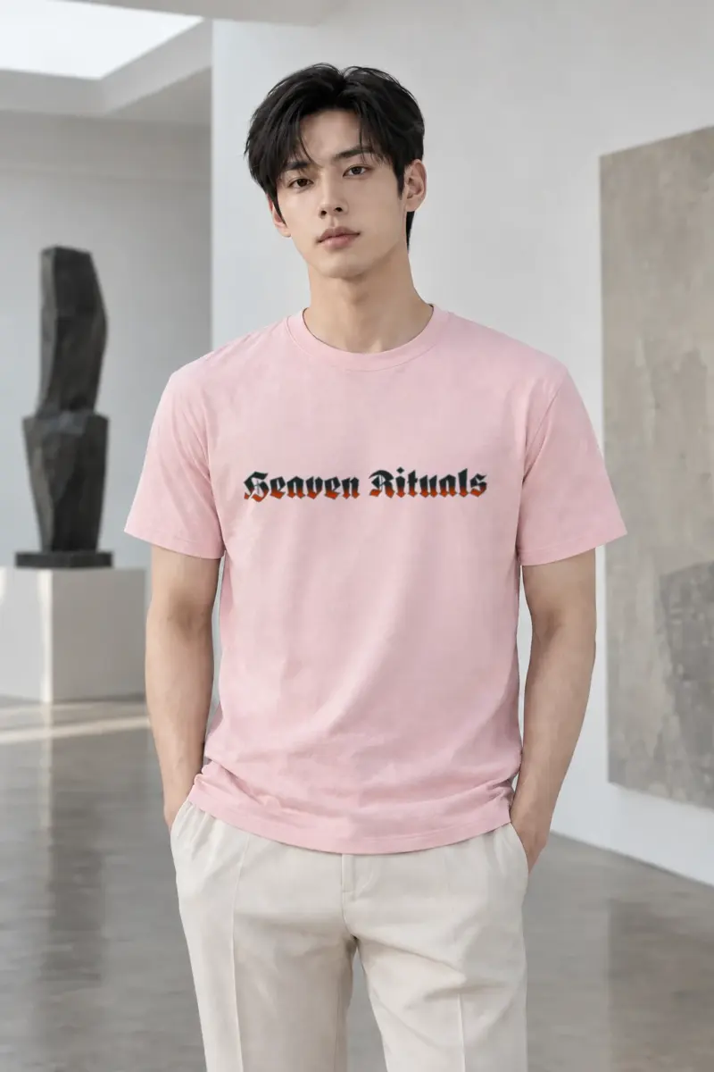 "Heaven Rituals" Heavyweight Unisex Crewneck T-shirt | Gildan 5000