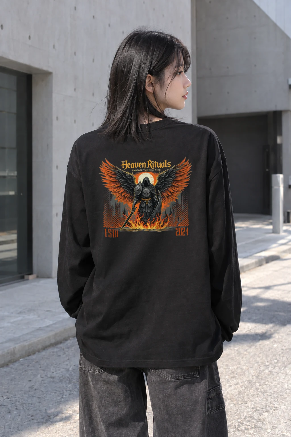 "Heaven Rituals" Unisex Longsleeve T-shirt | Gildan 2400