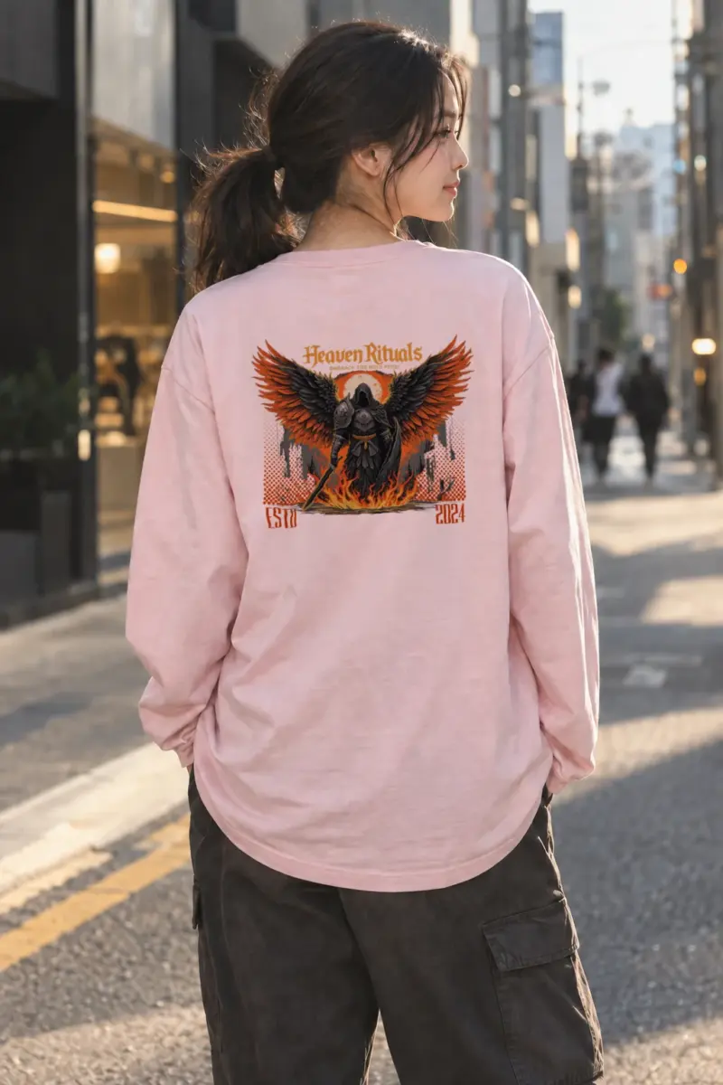 “Heaven Rituals” Unisex Longsleeve T-shirt | Gildan 2400