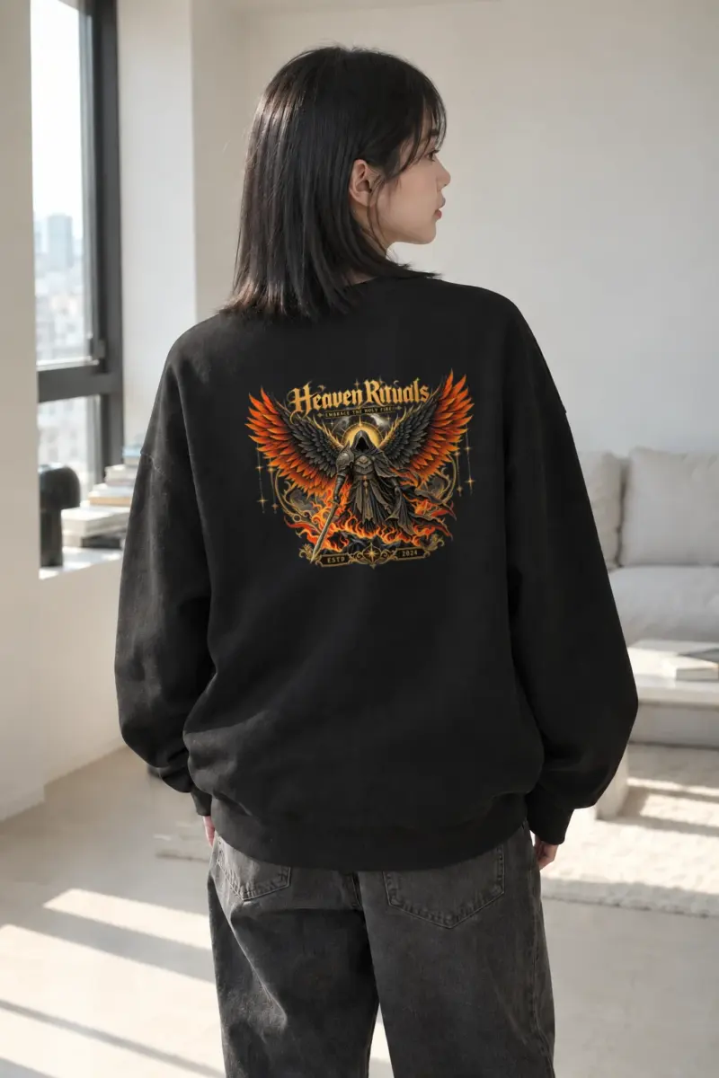 "Heaven Rivals" Heavy Blend Unisex Crewneck Sweatshirt | Gildan 18000