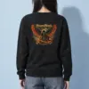 "Winged Sword Warrior" Heavy Blend Unisex Crewneck Sweatshirt | Gildan 18000