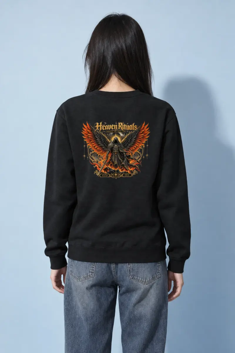 "Heaven Rivals" Heavy Blend Unisex Crewneck Sweatshirt | Gildan 18000