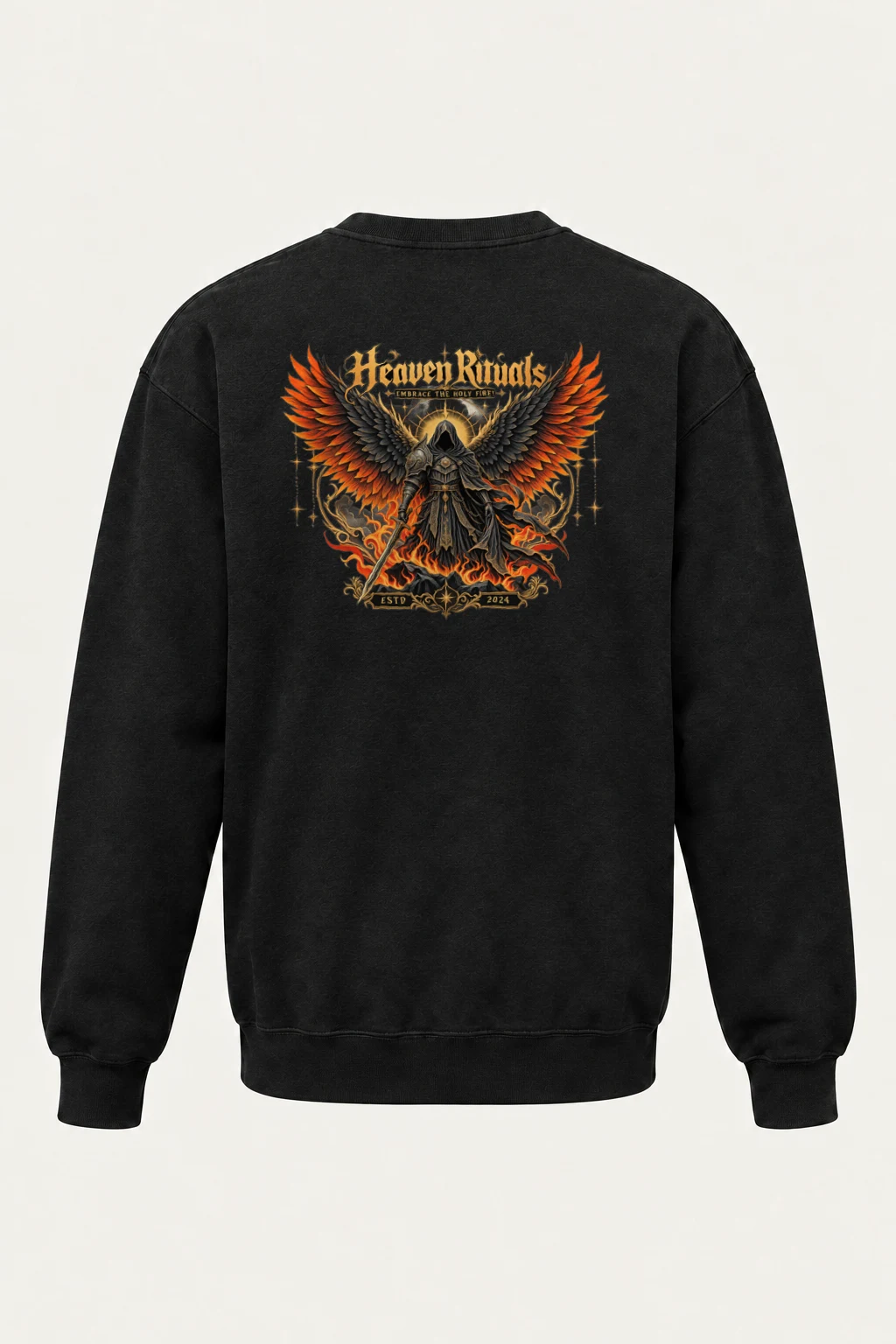 "Heaven Rivals" Heavy Blend Unisex Crewneck Sweatshirt | Gildan 18000