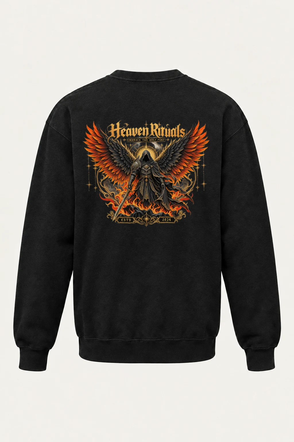 "Heaven Rivals" Heavy Blend Unisex Crewneck Sweatshirt | Gildan 18000