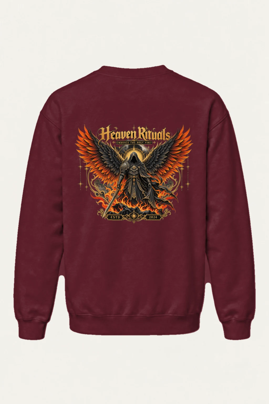 "Heaven Rivals" Heavy Blend Unisex Crewneck Sweatshirt | Gildan 18000