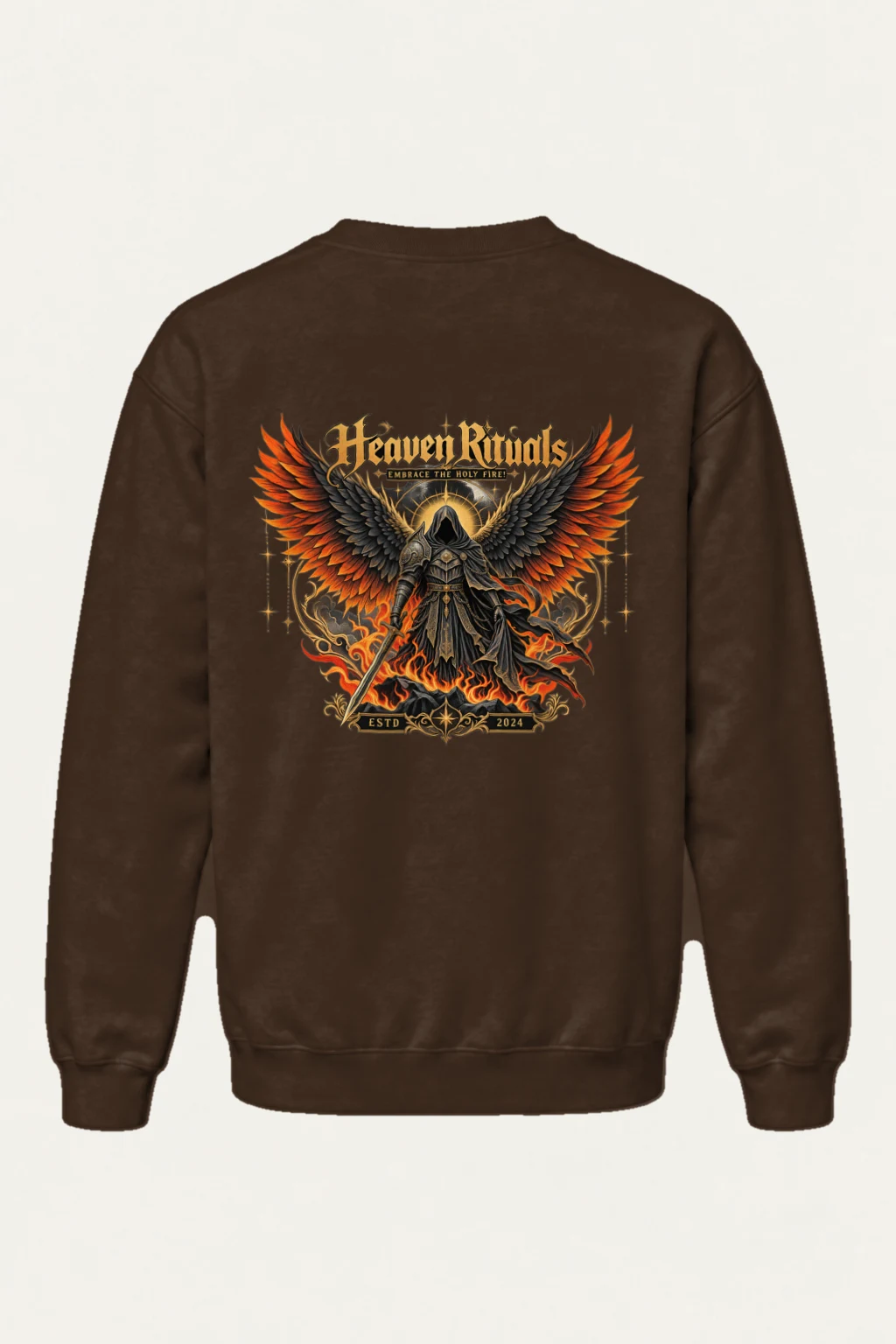 "Heaven Rivals" Heavy Blend Unisex Crewneck Sweatshirt | Gildan 18000
