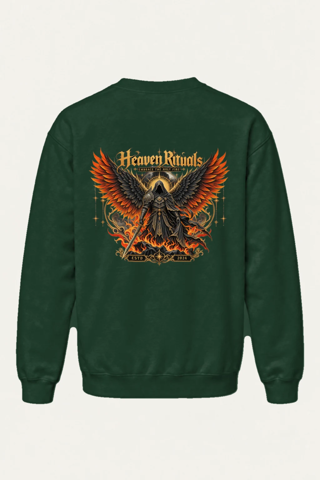 "Heaven Rivals" Heavy Blend Unisex Crewneck Sweatshirt | Gildan 18000