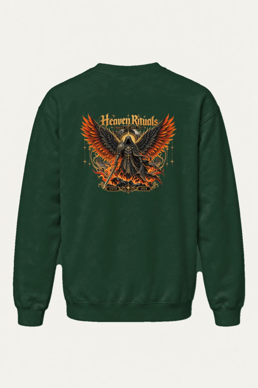 "Heaven Rivals" Heavy Blend Unisex Crewneck Sweatshirt | Gildan 18000