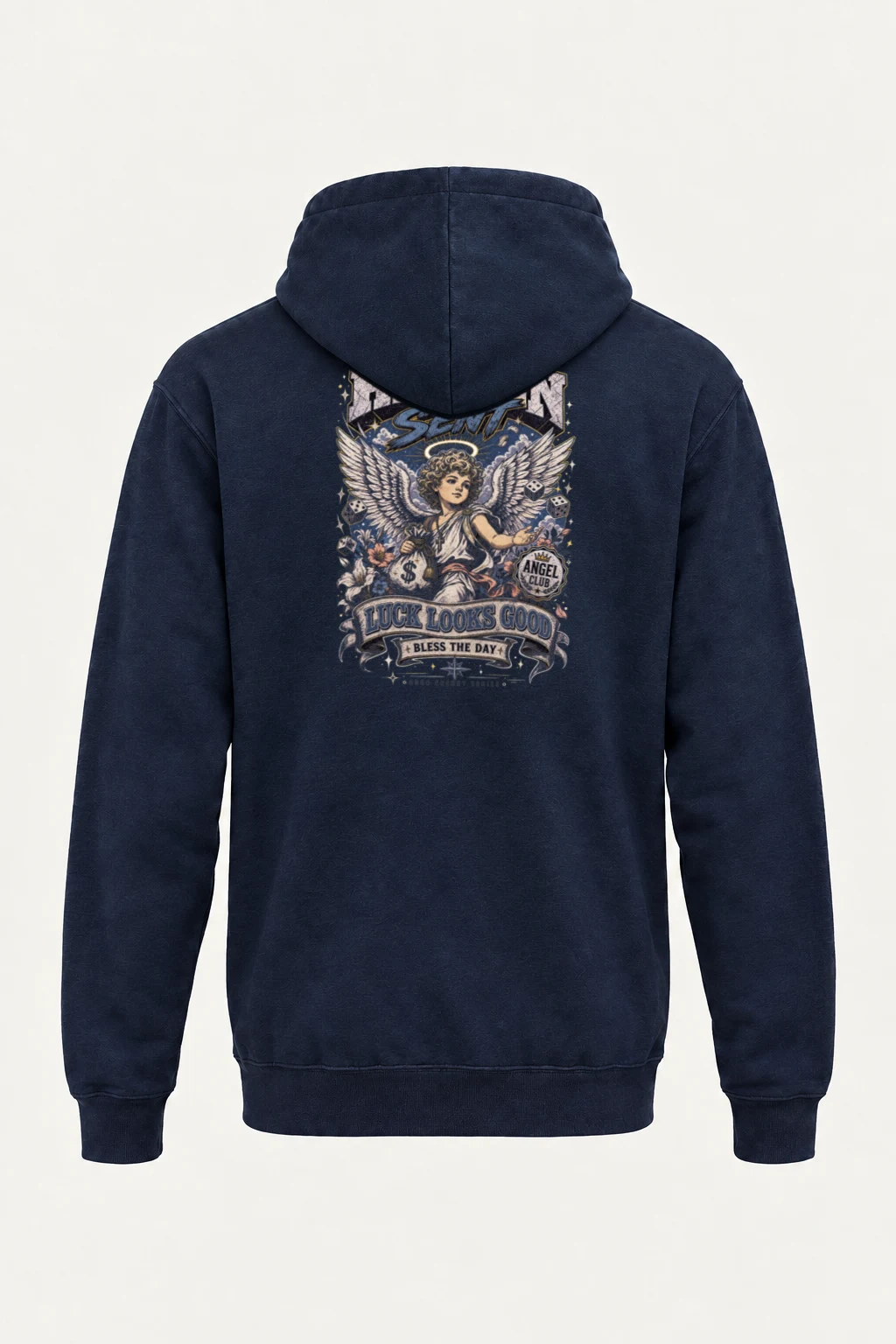 "Heaven Sent Angel" Heavy Blend Unisex Pullover Hoodie | Gildan 18500