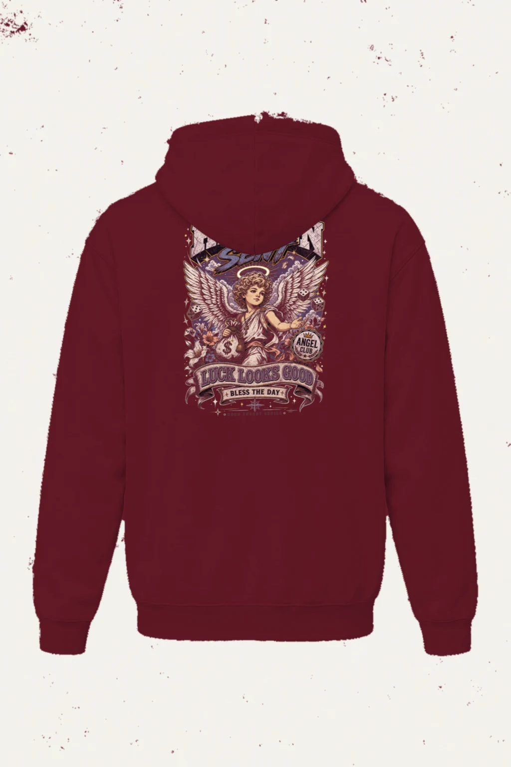 "Heaven Sent Angel" Heavy Blend Unisex Pullover Hoodie | Gildan 18500