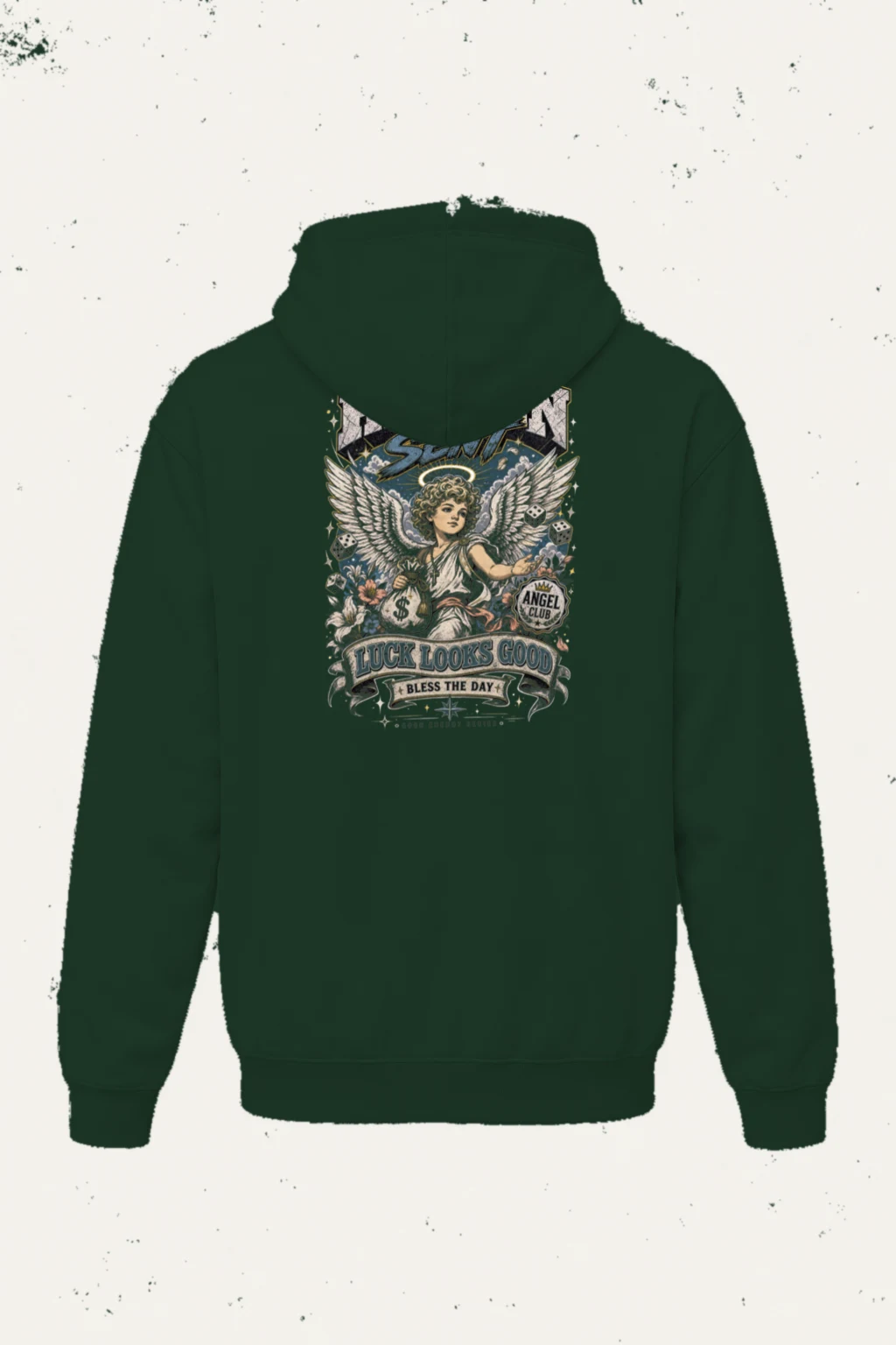 "Heaven Sent Angel" Heavy Blend Unisex Pullover Hoodie | Gildan 18500
