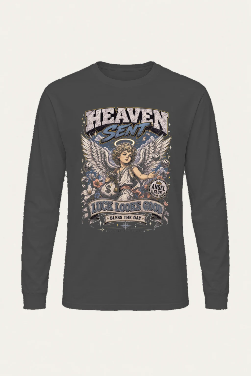 "Heaven Sent Angel" Unisex Longsleeve T-shirt | Gildan 2400