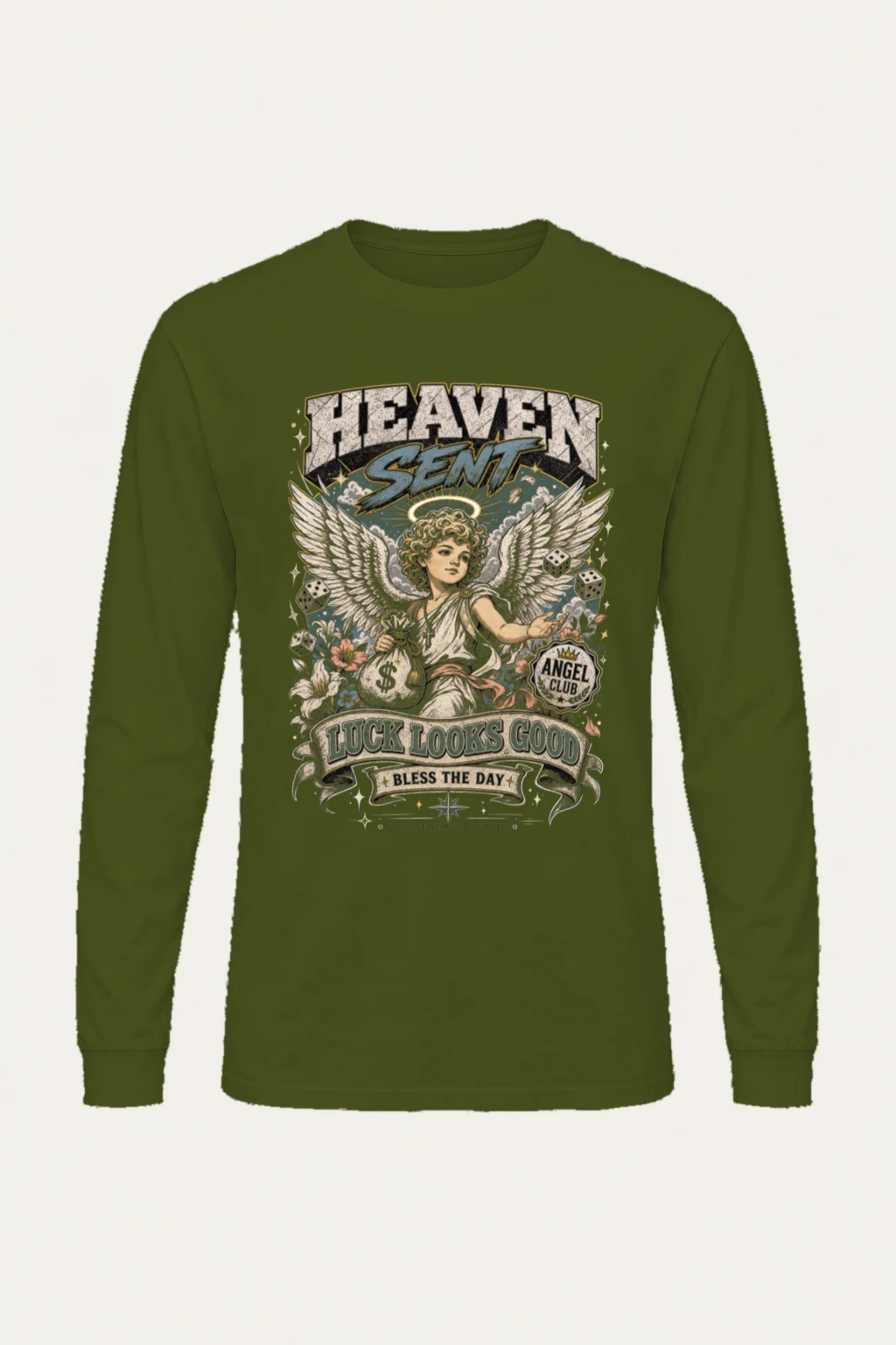 "Heaven Sent Angel" Unisex Longsleeve T-shirt | Gildan 2400