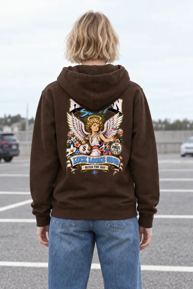 "Heaven Sent Luck" Heavy Blend Unisex Pullover Hoodie