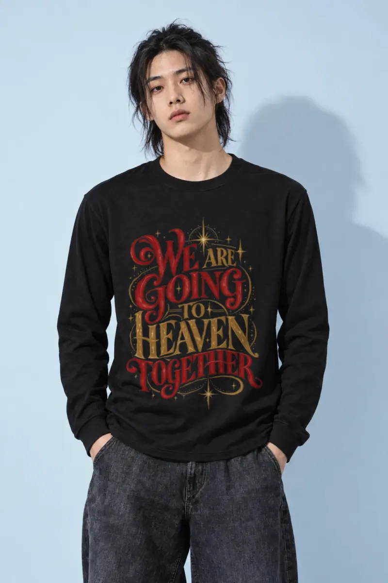 "Heaven Together" Unisex Longsleeve T-shirt | Gildan 2400