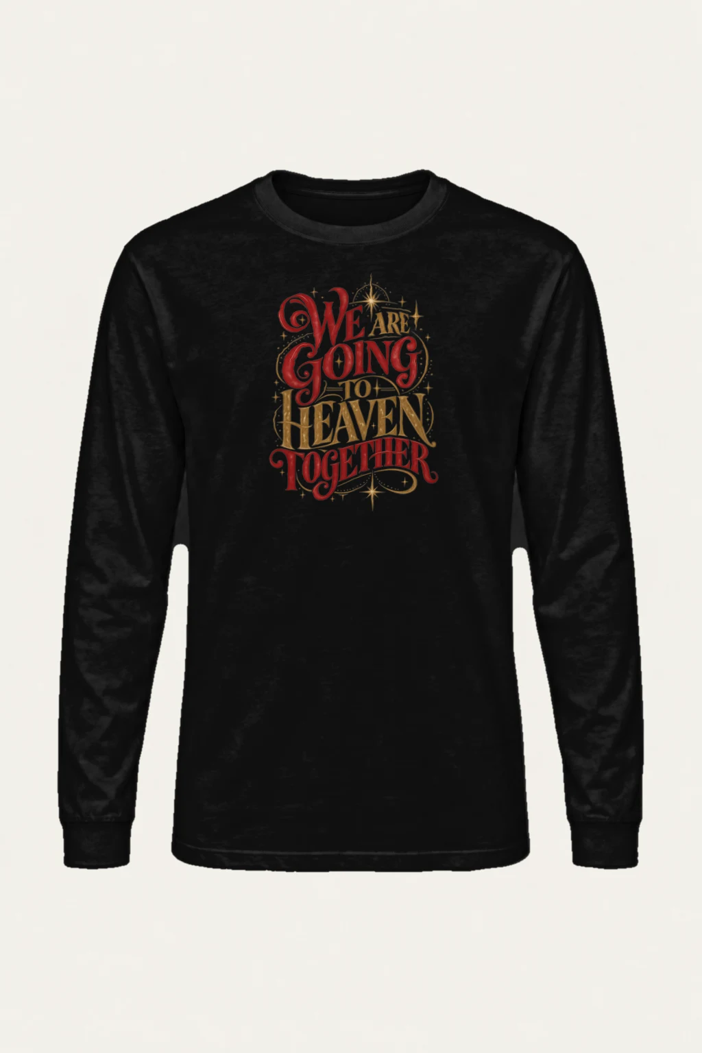 "Heaven Together" Unisex Longsleeve T-shirt | Gildan 2400