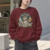 "Heavenly Bites Cat" Heavy Blend Unisex Crewneck Sweatshirt | Gildan 18000