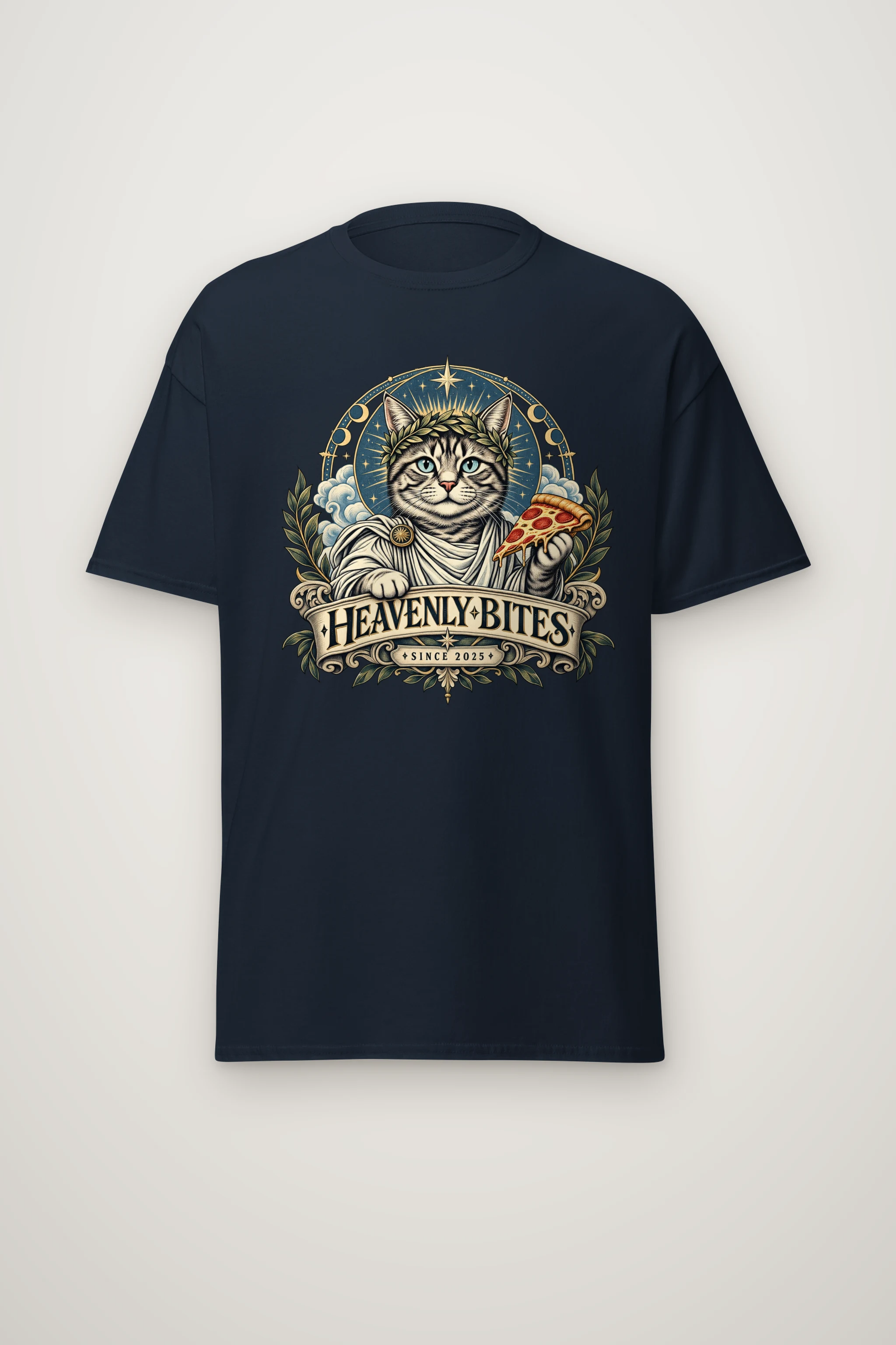 "Heavenly Bites" Heavyweight Unisex Crewneck T-shirt