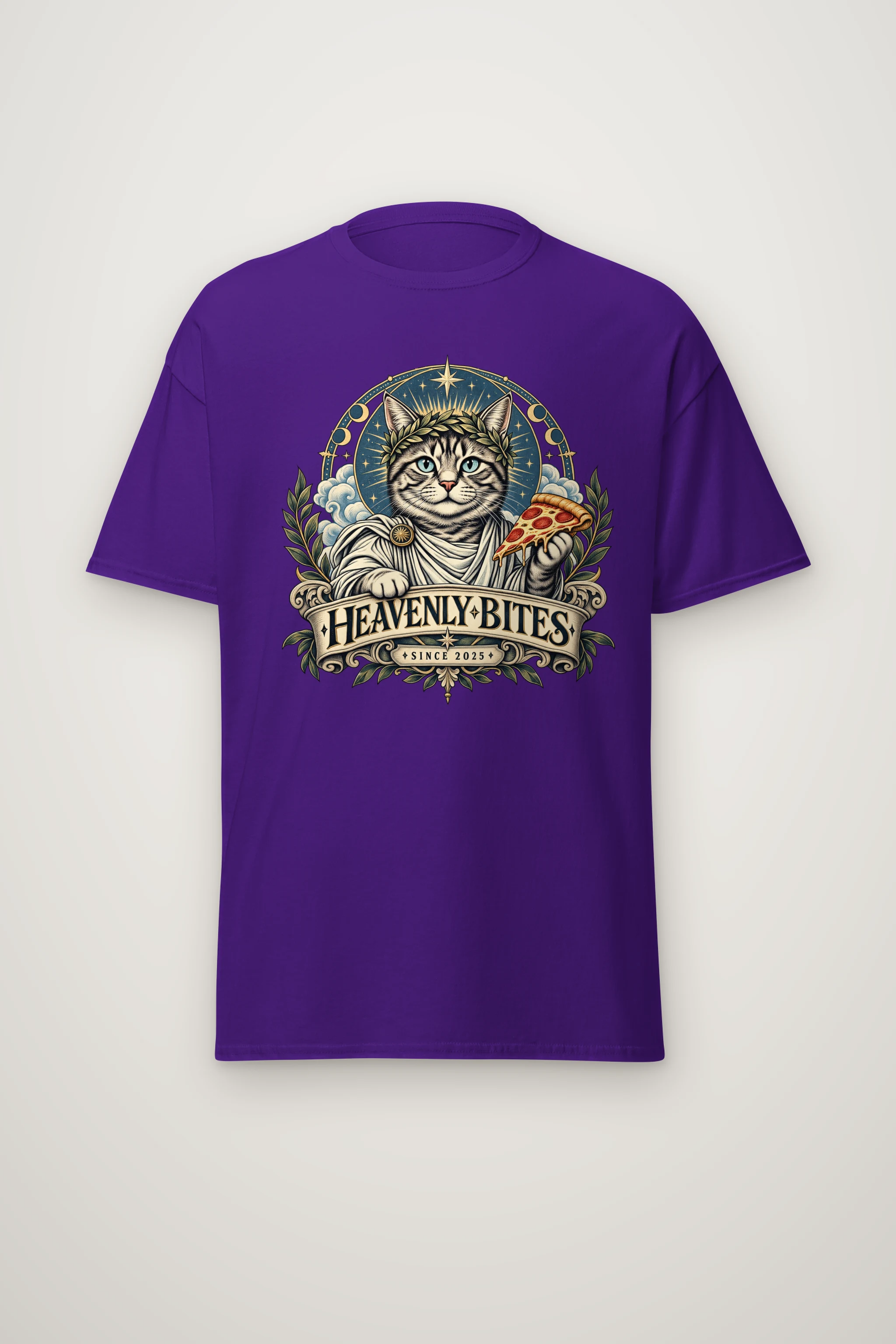 "Heavenly Bites" Heavyweight Unisex Crewneck T-shirt