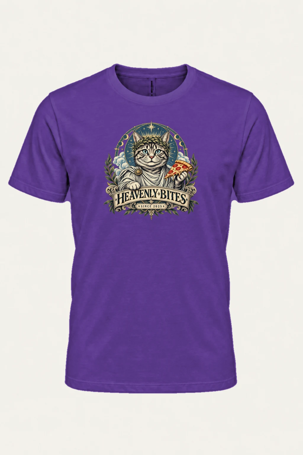 "Heavenly Bites" Heavyweight Unisex Crewneck T-shirt | Gildan 5000