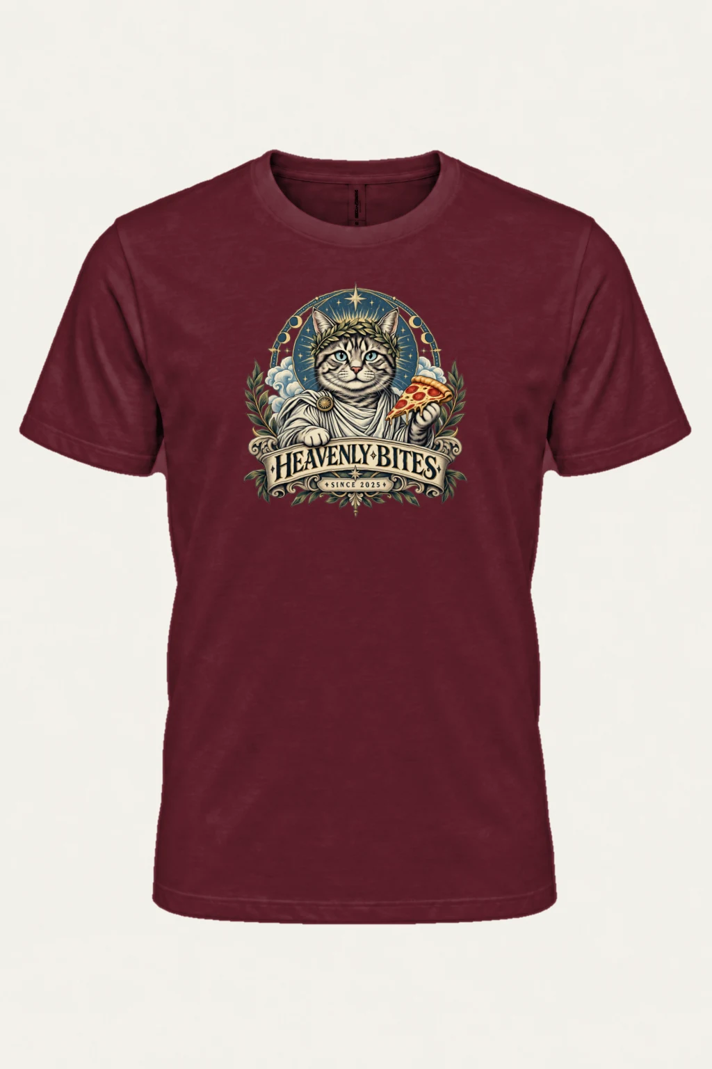 "Heavenly Bites" Heavyweight Unisex Crewneck T-shirt | Gildan 5000