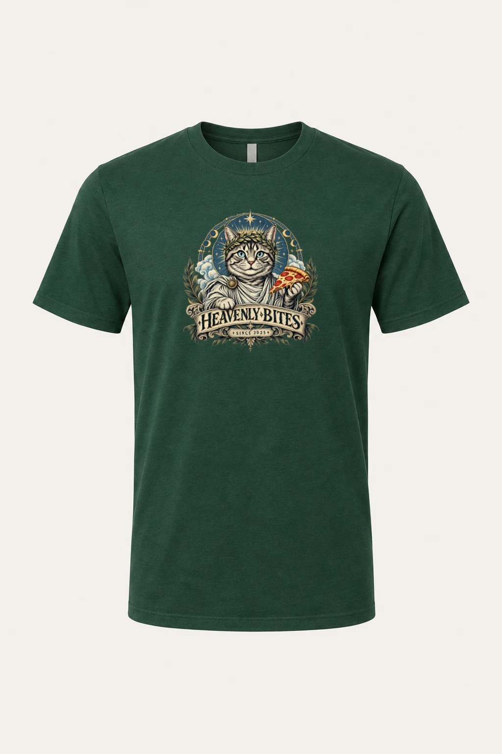 "Heavenly Bites" Heavyweight Unisex Crewneck T-shirt | Gildan 5000