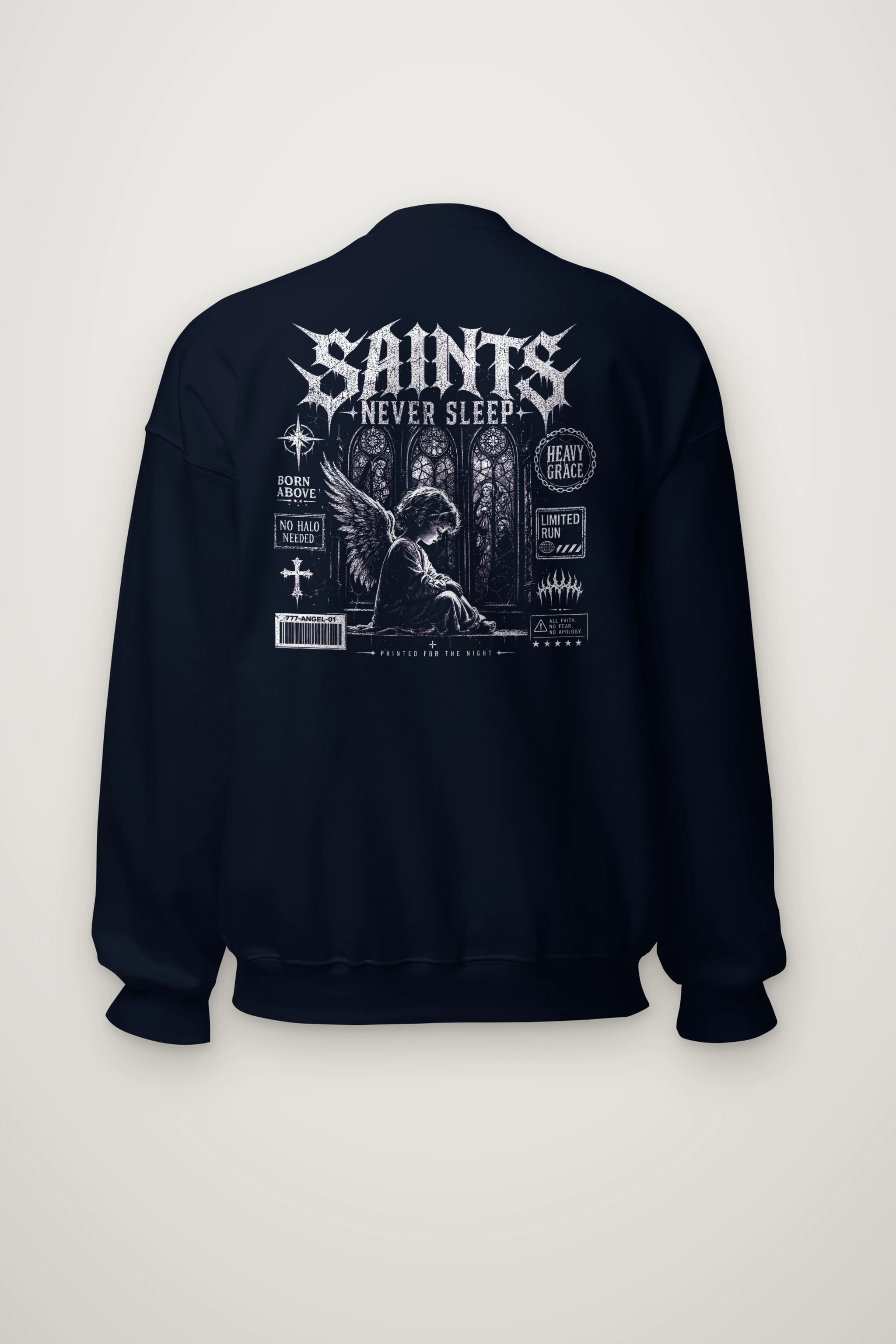 "Heavy Grace" Heavy Blend Unisex Crewneck Sweatshirt