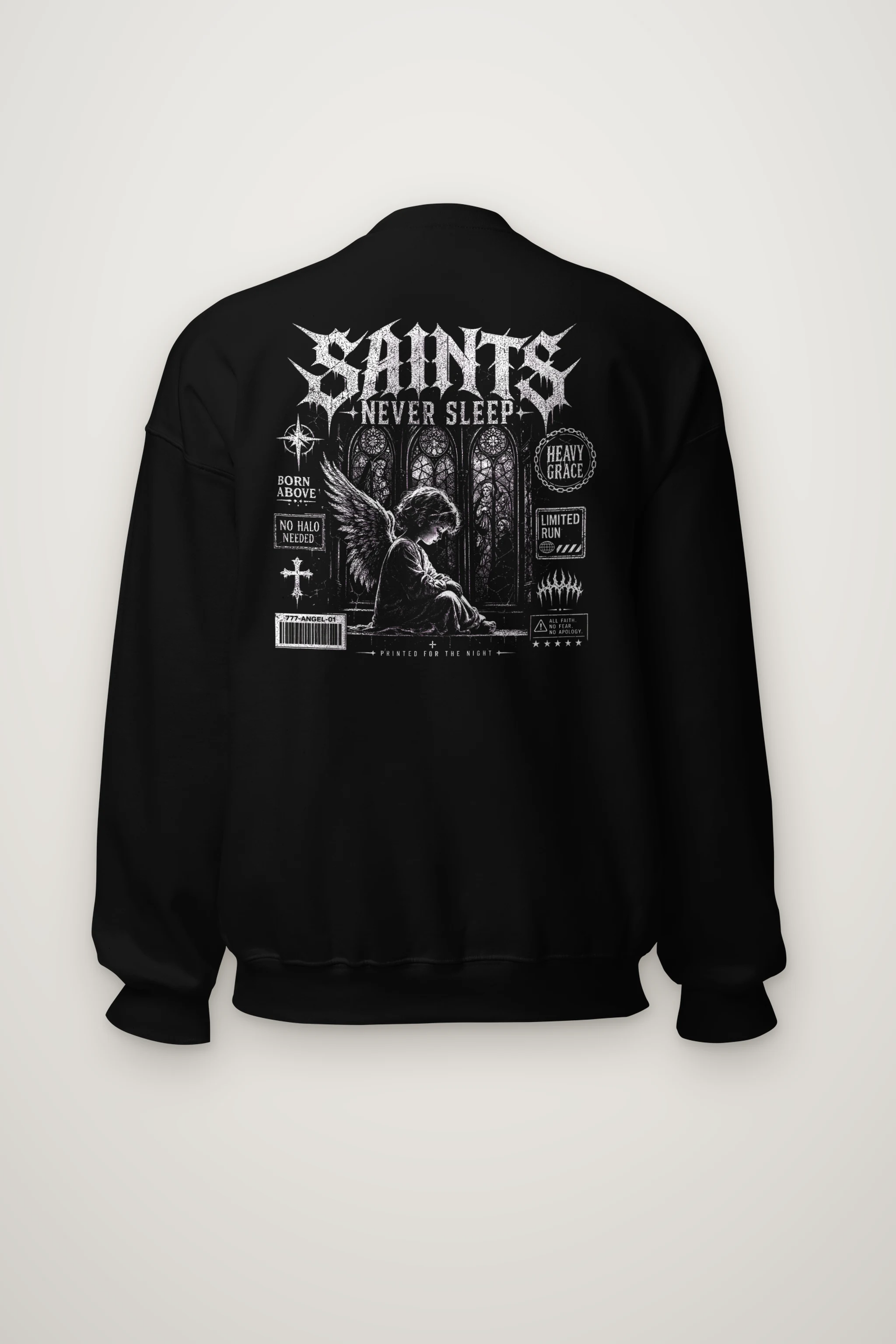 "Heavy Grace" Heavy Blend Unisex Crewneck Sweatshirt