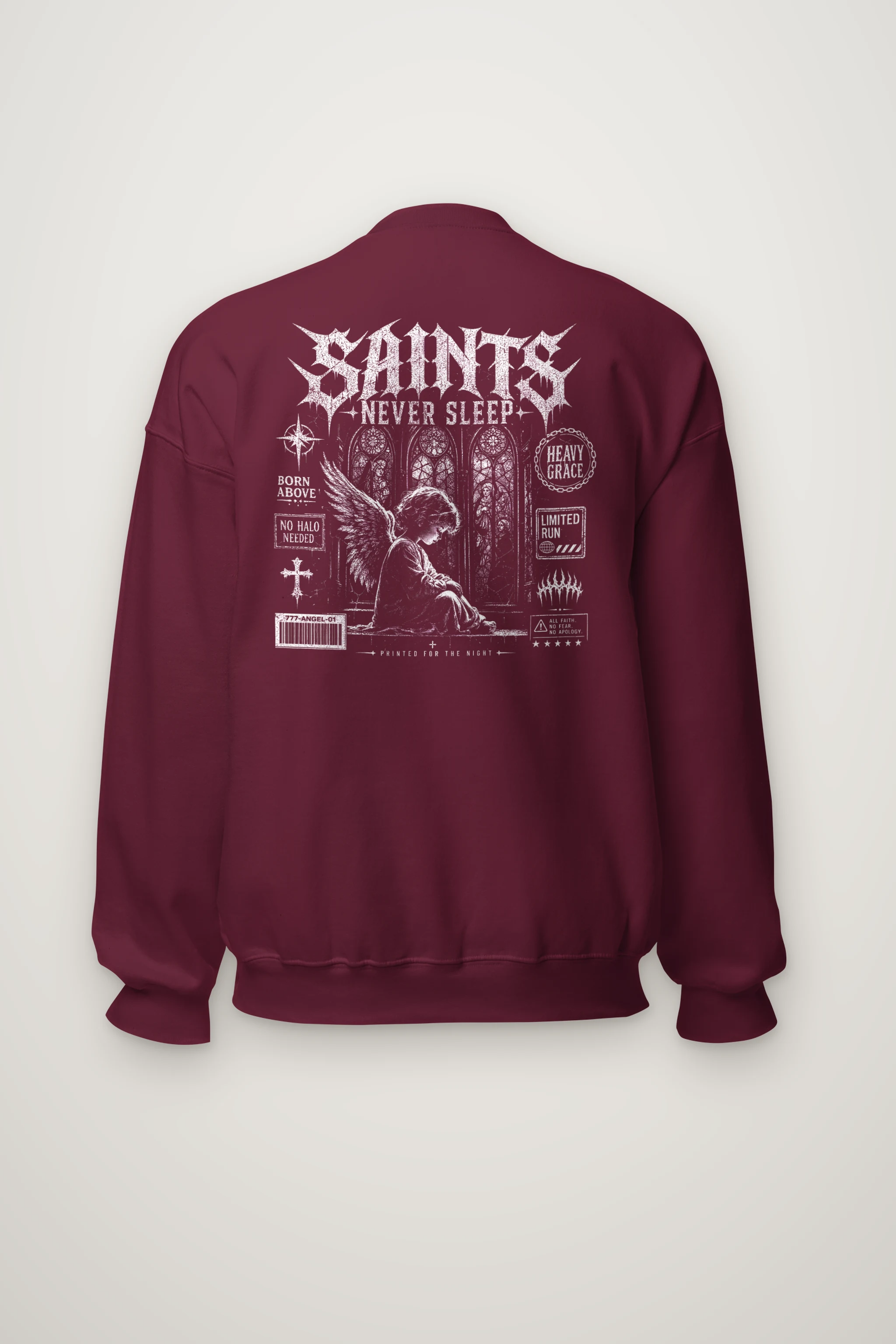 "Heavy Grace" Heavy Blend Unisex Crewneck Sweatshirt